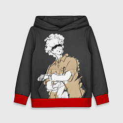 Толстовка-худи детская Годжо Магическая Битва, цвет: 3D-красный