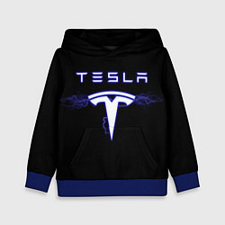 Толстовка-худи детская TESLA, цвет: 3D-синий