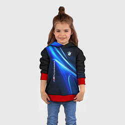 Толстовка-худи детская BMW, цвет: 3D-красный — фото 2