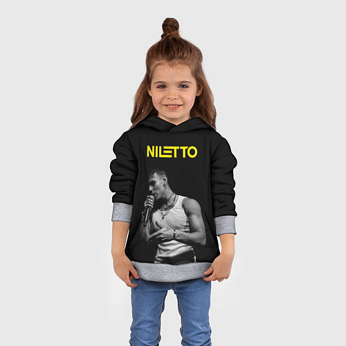 Детская толстовка НИЛЕТТО / 3D-Меланж – фото 4