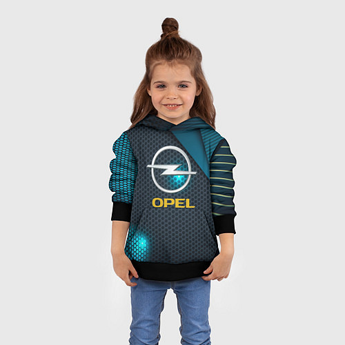 Детская толстовка OPEL ОПЕЛЬ / 3D-Черный – фото 4
