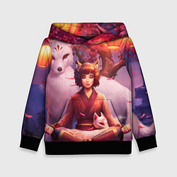 Детская толстовка Девушка-лиса