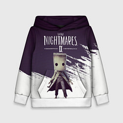 Толстовка-худи детская Mono, цвет: 3D-белый