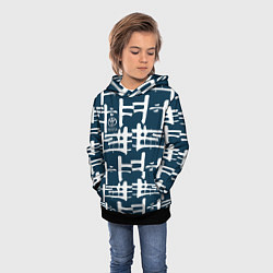 Толстовка-худи детская Toyota, цвет: 3D-черный — фото 2