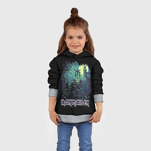 Детская толстовка IRON MAIDEN / 3D-Меланж – фото 4
