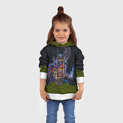 Толстовка-худи детская Суд Анубиса Скин CS:GO, цвет: 3D-белый — фото 2