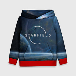 Толстовка-худи детская Starfield, цвет: 3D-красный