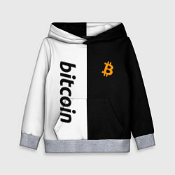 Толстовка-худи детская БИТКОИН BITCOIN Z, цвет: 3D-меланж