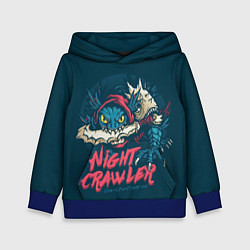 Толстовка-худи детская Night Crawler Dota 2, цвет: 3D-синий