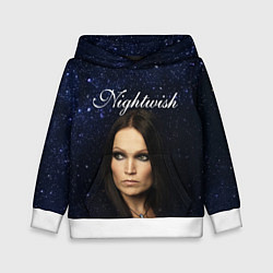 Толстовка-худи детская Nightwish Tarja Turunen Z, цвет: 3D-белый