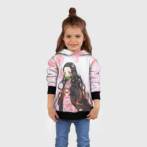 Детская толстовка НЕЗУКА NEZUKO / 3D-Черный – фото 4