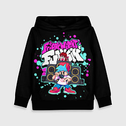 Толстовка-худи детская Friday Night Funkin, цвет: 3D-черный