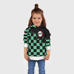 Толстовка-худи детская TANJIRO KAMADO ТАНДЖИРО, цвет: 3D-белый — фото 2