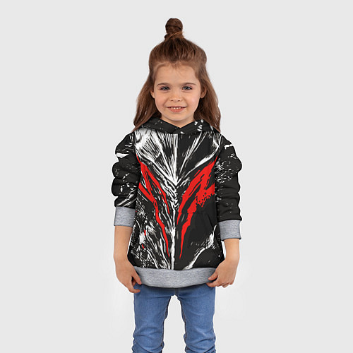 Детская толстовка BERSERK / 3D-Меланж – фото 4