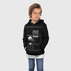 Толстовка-худи детская Tankmen friday night funkin, цвет: 3D-белый — фото 2