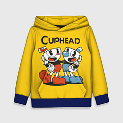 Толстовка-худи детская CUPHEAD, цвет: 3D-синий