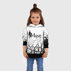 Толстовка-худи детская Muse, цвет: 3D-черный — фото 2