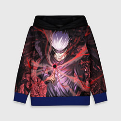 Толстовка-худи детская Магическая битва, цвет: 3D-синий