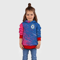 Толстовка-худи детская CHELSEA, цвет: 3D-красный — фото 2