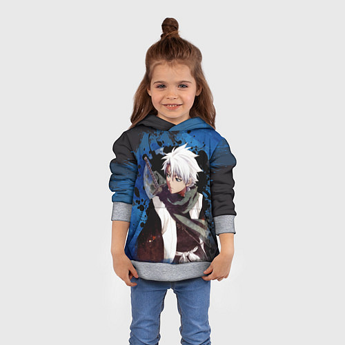 Детская толстовка Тосиро Хицугая Блич / 3D-Меланж – фото 4
