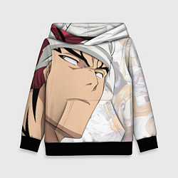 Толстовка-худи детская Bleach Anime Abarai Renji, цвет: 3D-черный