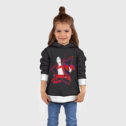 Толстовка-худи детская Lets Rock DMC, цвет: 3D-белый — фото 2