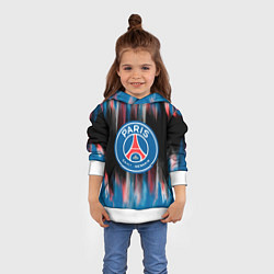 Толстовка-худи детская PSG, цвет: 3D-белый — фото 2