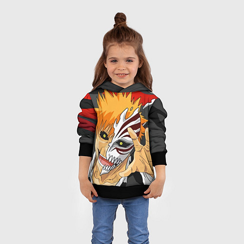 Детская толстовка Bleach, Ичиго Куросаки / 3D-Черный – фото 4