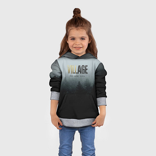 Детская толстовка Resident Evil Village / 3D-Меланж – фото 4