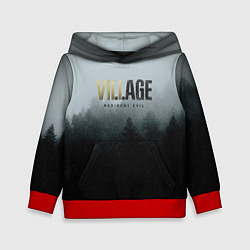 Толстовка-худи детская Resident Evil Village, цвет: 3D-красный
