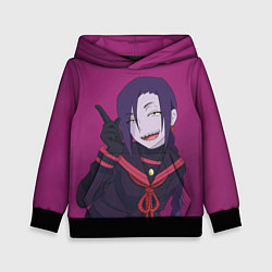 Толстовка-худи детская Маганэ Чикуджоин, цвет: 3D-черный