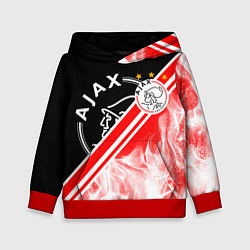 Толстовка-худи детская FC AJAX AMSTERDAM ФК АЯКС, цвет: 3D-красный