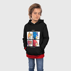 Толстовка-худи детская Ringz band, цвет: 3D-красный — фото 2