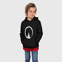 Толстовка-худи детская Zen Comprehension, цвет: 3D-красный — фото 2