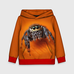 Толстовка-худи детская ПАУК SPIDER, цвет: 3D-красный