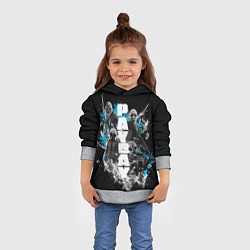 Толстовка-худи детская Pay Day Brothers, цвет: 3D-меланж — фото 2