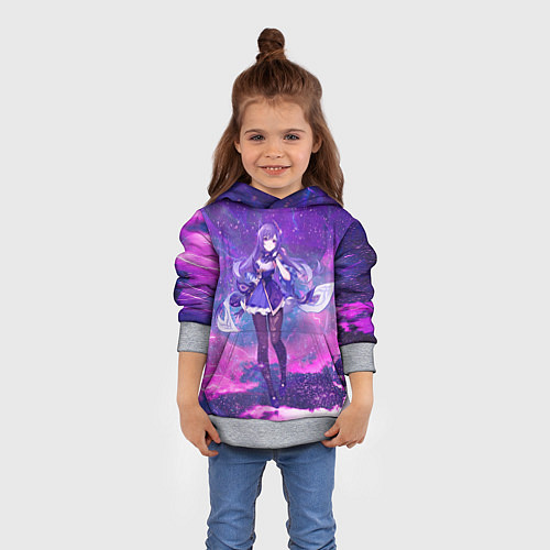 Детская толстовка Genshin Impact Кэ Цин / 3D-Меланж – фото 4