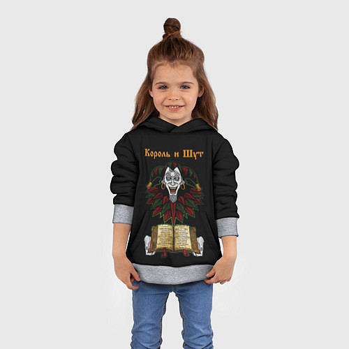 Детская толстовка Альбомы КиШ Z / 3D-Меланж – фото 4