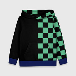 Толстовка-худи детская КОСТЮМ TANJIRO KAMADO ТАНДЖИРО, цвет: 3D-синий