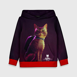 Толстовка-худи детская Stray Game, цвет: 3D-красный