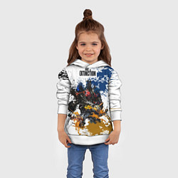 Толстовка-худи детская Эпоха Истребления, цвет: 3D-белый — фото 2