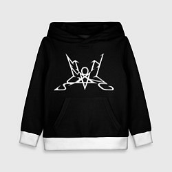 Толстовка-худи детская Summoning, цвет: 3D-белый