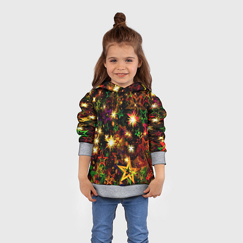 Детская толстовка Яркий день / 3D-Меланж – фото 4