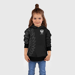 Толстовка-худи детская Russia Black Side New 202223, цвет: 3D-черный — фото 2