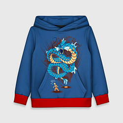 Толстовка-худи детская Gyarados, цвет: 3D-красный
