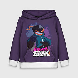 Толстовка-худи детская Friday Night Funkin УИТТИ, цвет: 3D-белый