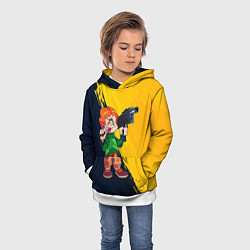 Толстовка-худи детская FNF PICO ПИКО, цвет: 3D-белый — фото 2
