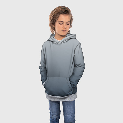 Детская толстовка GRADIENT 50 SHADES OF GREY / 3D-Меланж – фото 3