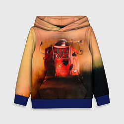 Толстовка-худи детская Агата Кристи OPIUM, цвет: 3D-синий