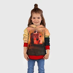 Толстовка-худи детская Агата Кристи OPIUM, цвет: 3D-красный — фото 2